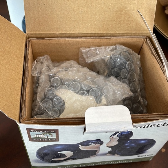 🎁 Rare Warren Kimble Cat Collection Sugar&Creamer AND Salt&Pepper Shaker - Picture 3 of 14